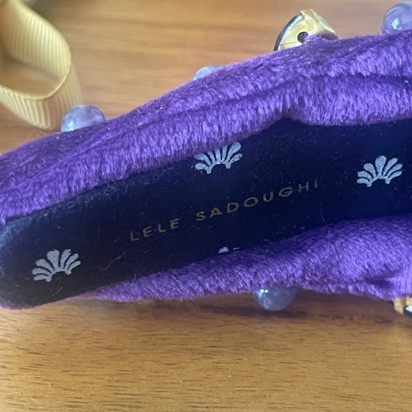 Lele Sadoughi February Amethyst Birthstone Collection Headband Like New - Picture 11 of 11